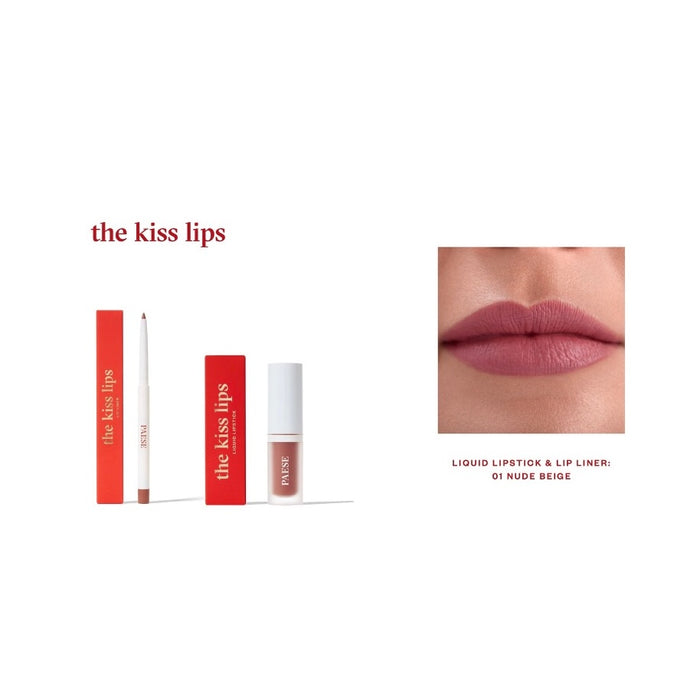 PAESE | The Kiss Lips - Lip Liner 0.3 g | 0.01 oz_Nude_Beige_Liner_liquid lipstick